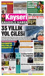 KAYSERİ ANADOLU HABER