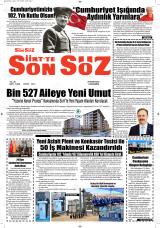 SİİRT’TE SON SÖZ