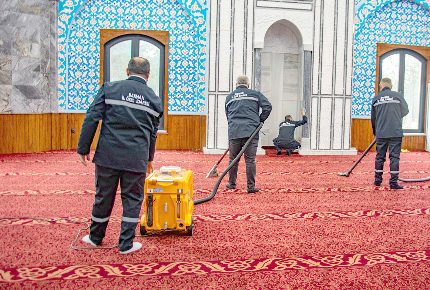150 İBADETHANEDE TEMİZLİK YAPILDI