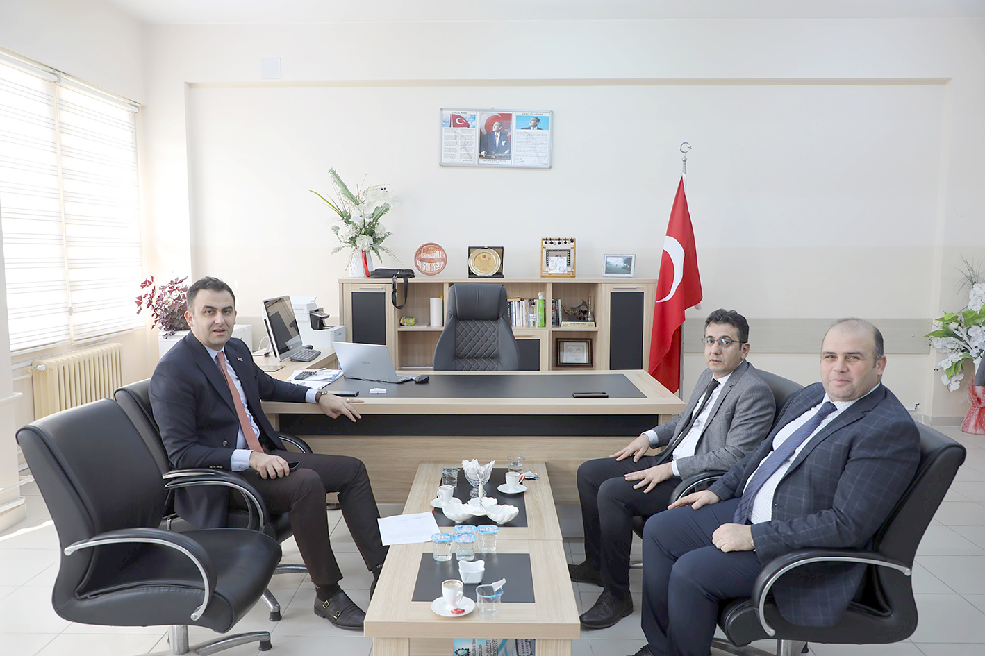 KAYMAKAM İMRAK’TAN İLÇE MİLLİ EĞİTİME ZİYARET