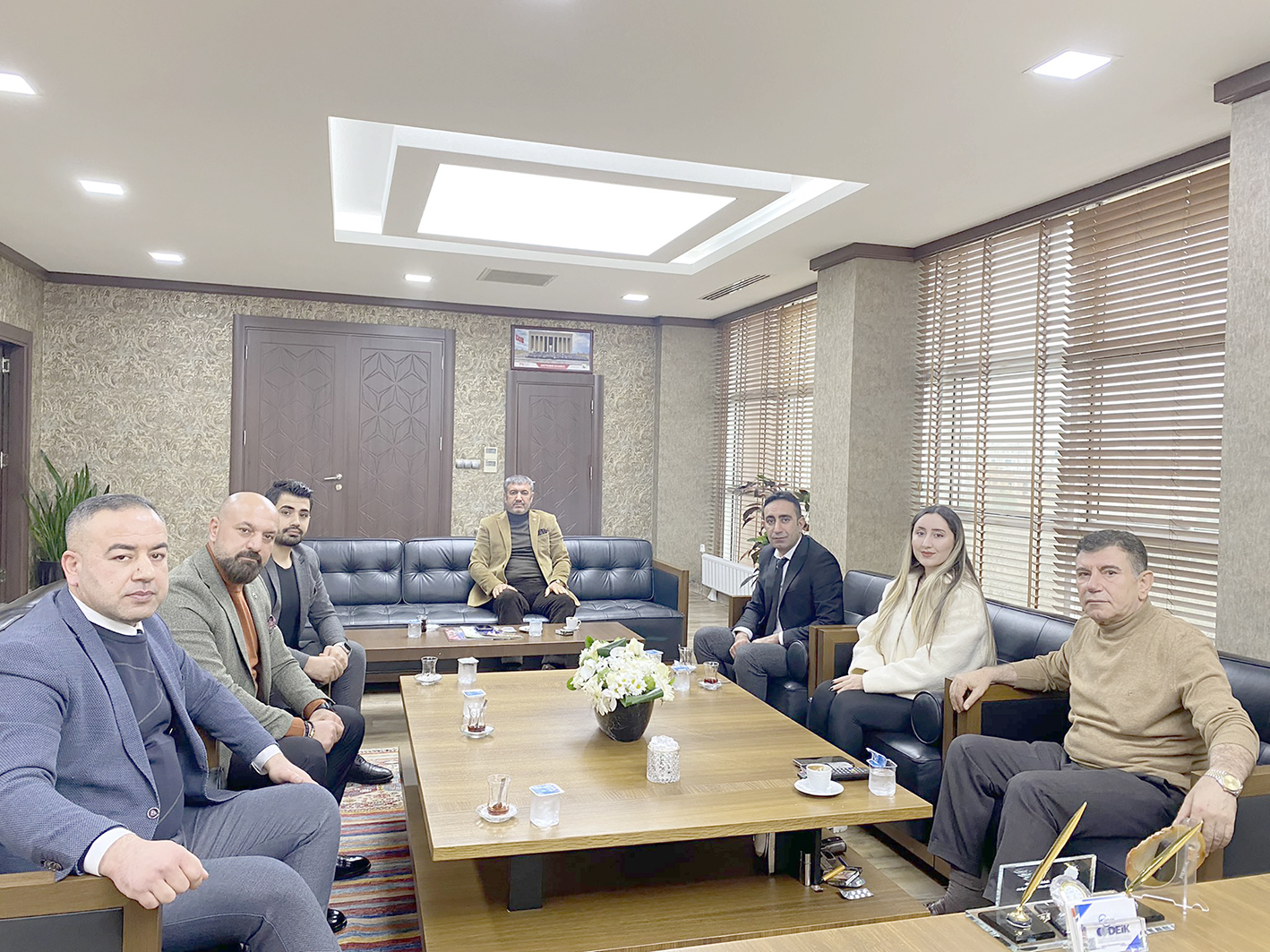 OTEL MÜDÜRLERİNİ AĞIRLADI