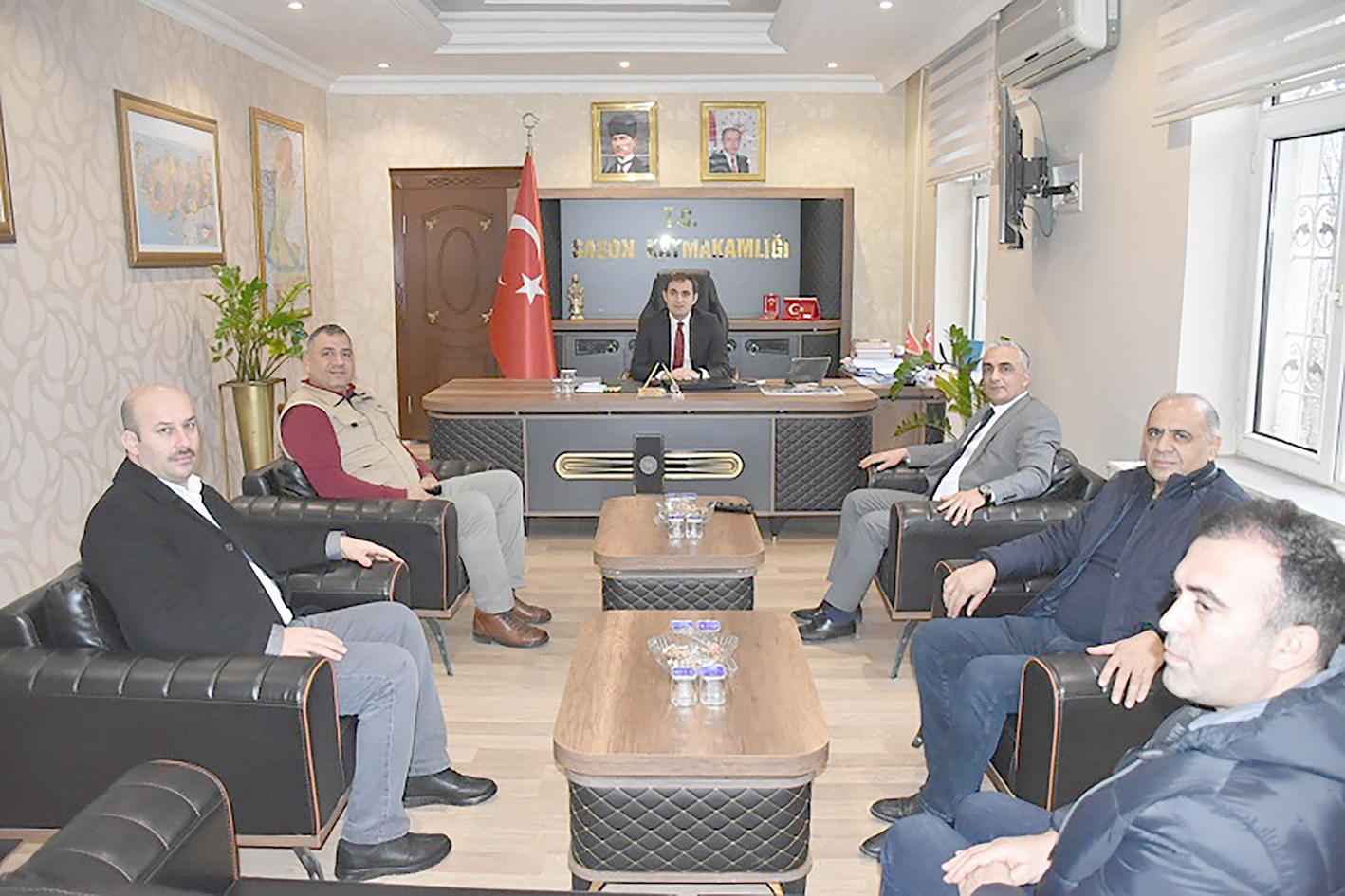 TARIM SİGORTALAR MÜDÜRÜNDEN KAYMAKAM METE’YE ZİYARET