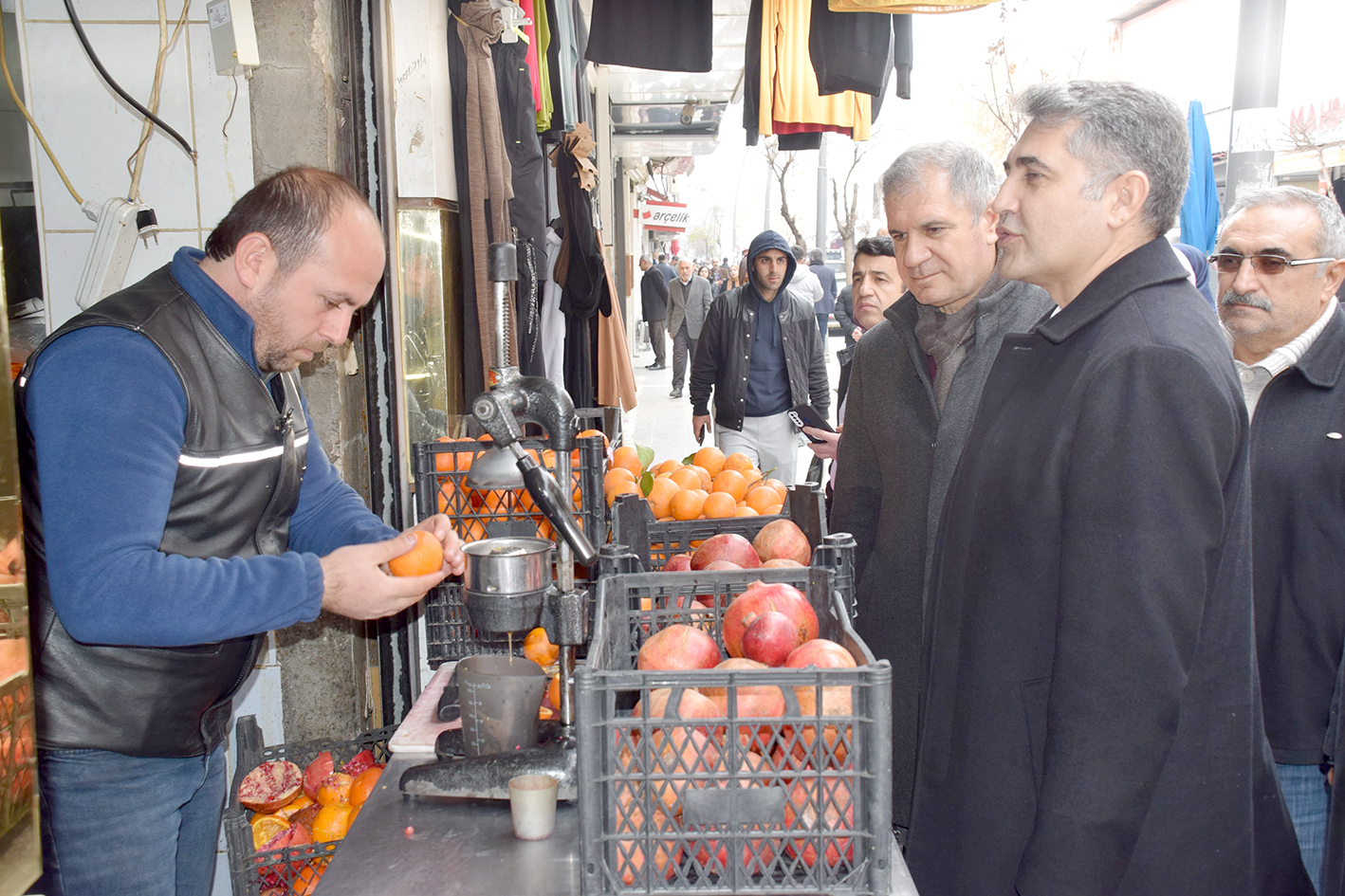 BİRİNCİ CADDE ESNAFINA ZİYARET