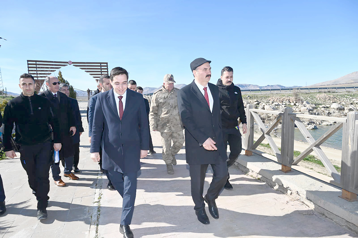 BİSİKLET YOLUNU İNCELEDİLER