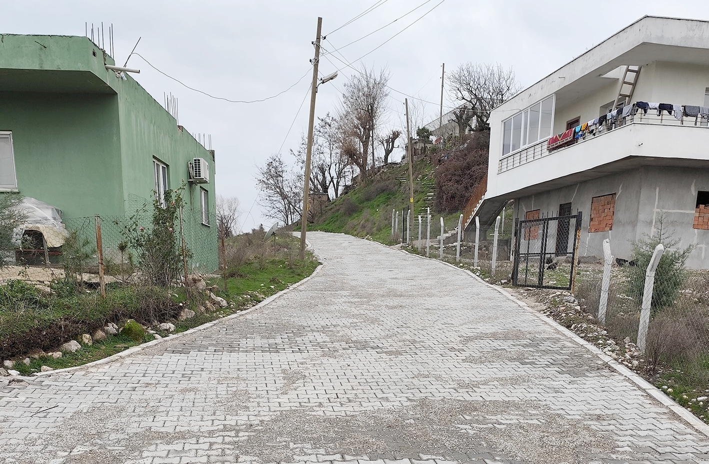 KARŞIYAKA KÖYÜNDE ÇALIŞMALAR TAMAMLANDI