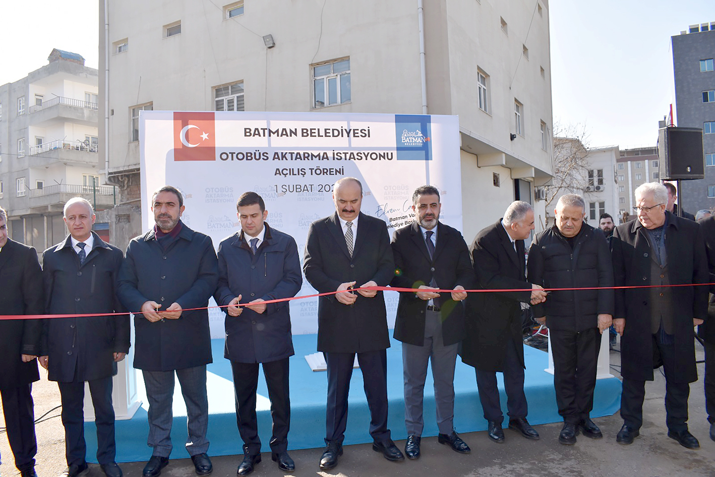 OTOBÜS AKTARMA İSTASYONUNUN AÇILIŞI YAPILDI