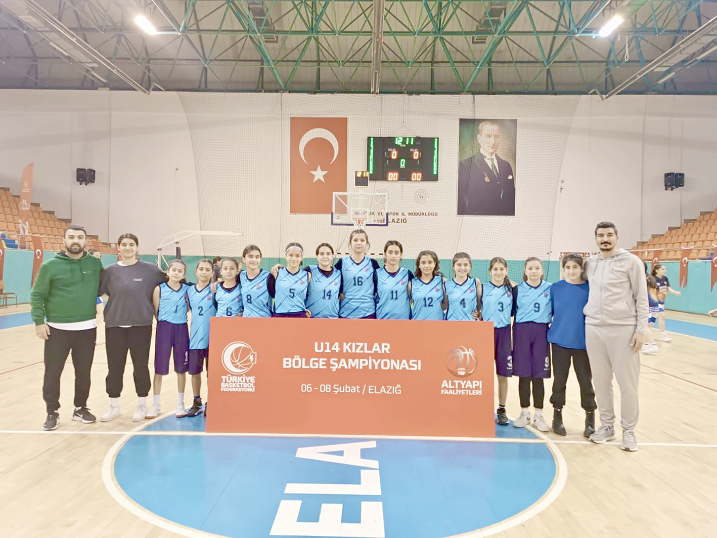 BASKETBOL KIZ TAKIMI BÖLGE ŞAMPİYONU