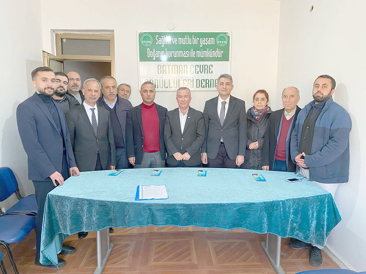 ÇEVRECİLERE YEŞİL KUŞAK PROJESİNİ ANLATTI