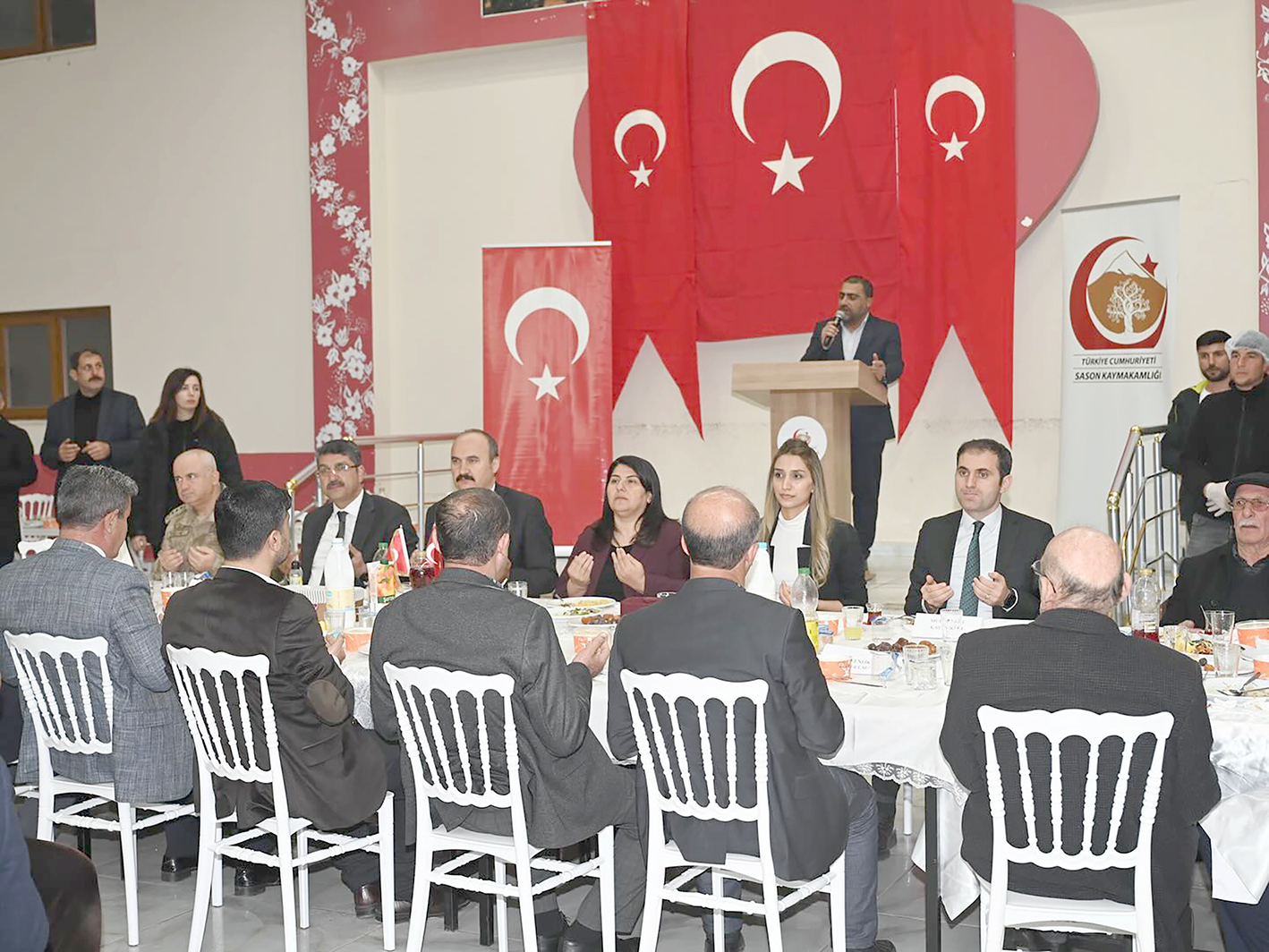 GÜVENLİK KORUCULARINA İFTAR YEMEĞİ