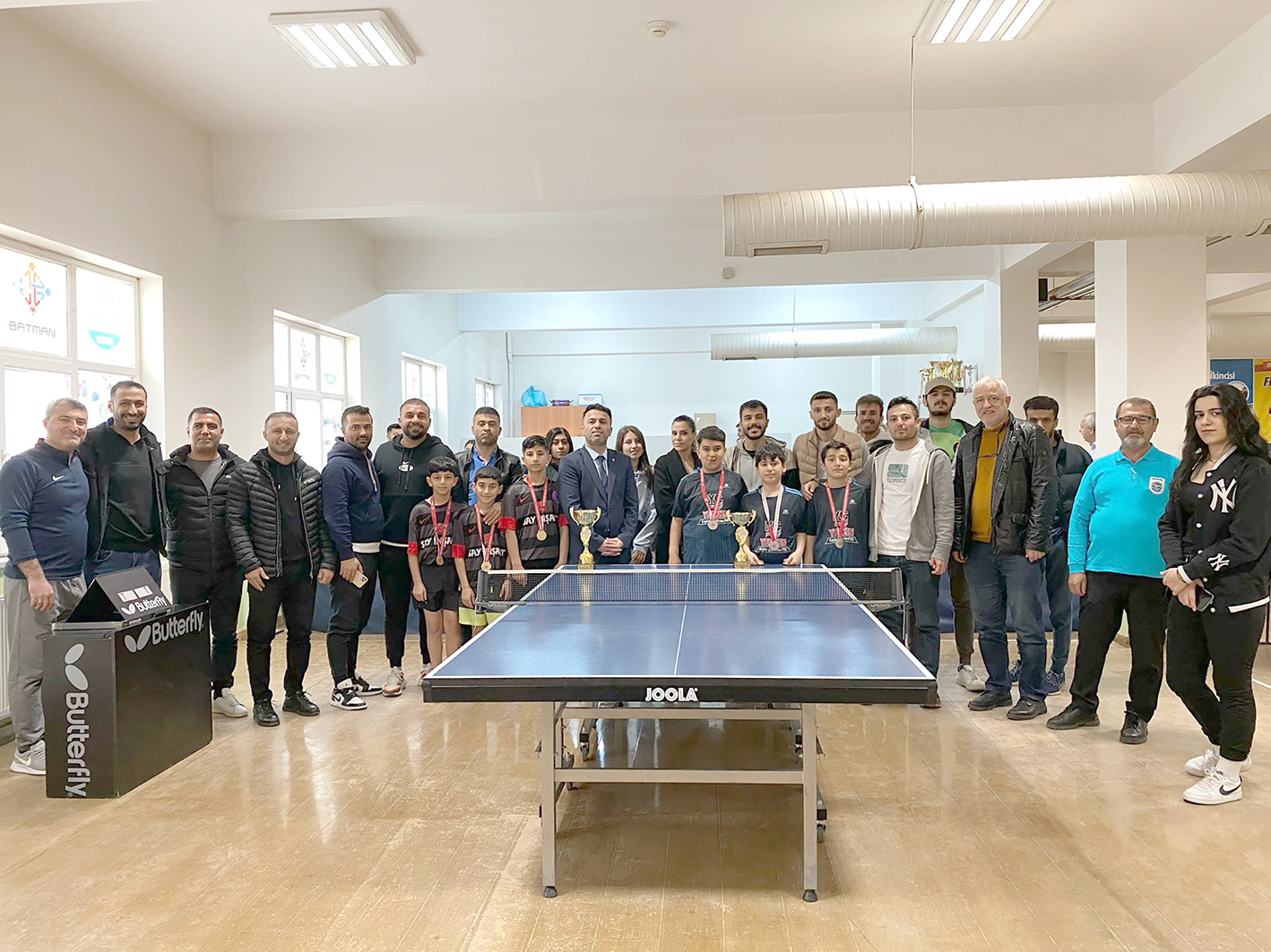 KÜÇÜKLER MASA TENİSİ ŞAMPİYONASI SONA ERDİ