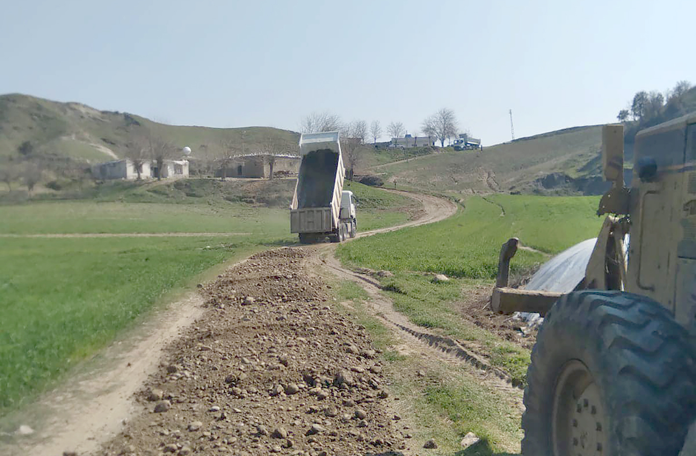 MEZRALARDA STABİLİZE ÇALIŞMASI