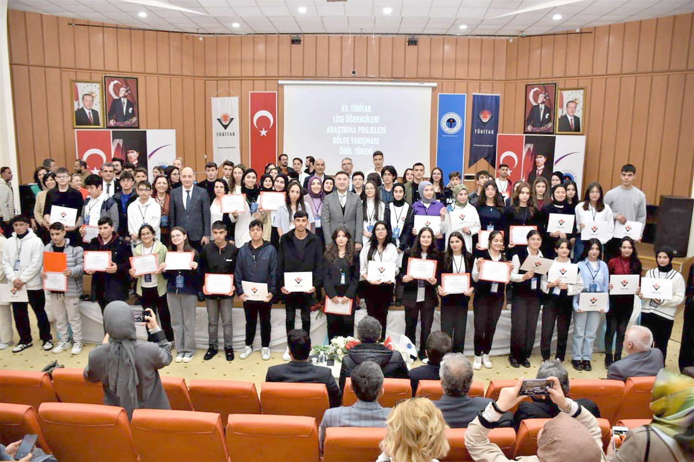 TÜBİTAK BÖLGE FİNALİ ÖDÜLLERİ VERİLDİ