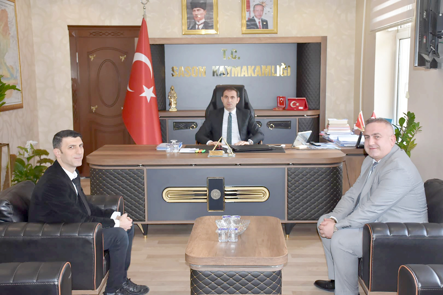 YENİ MÜDÜRDEN KAYMAKAMA ZİYARET