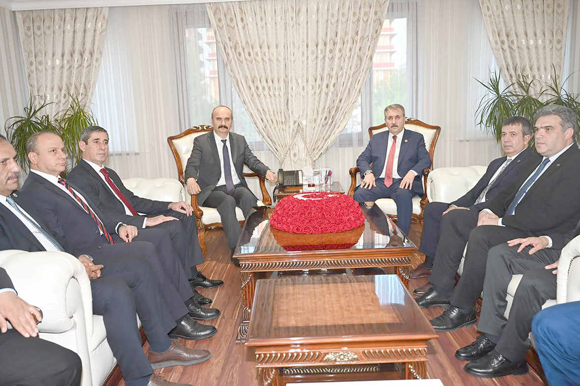 DESTİCİ’DEN VALİ CANALP’A ZİYARET