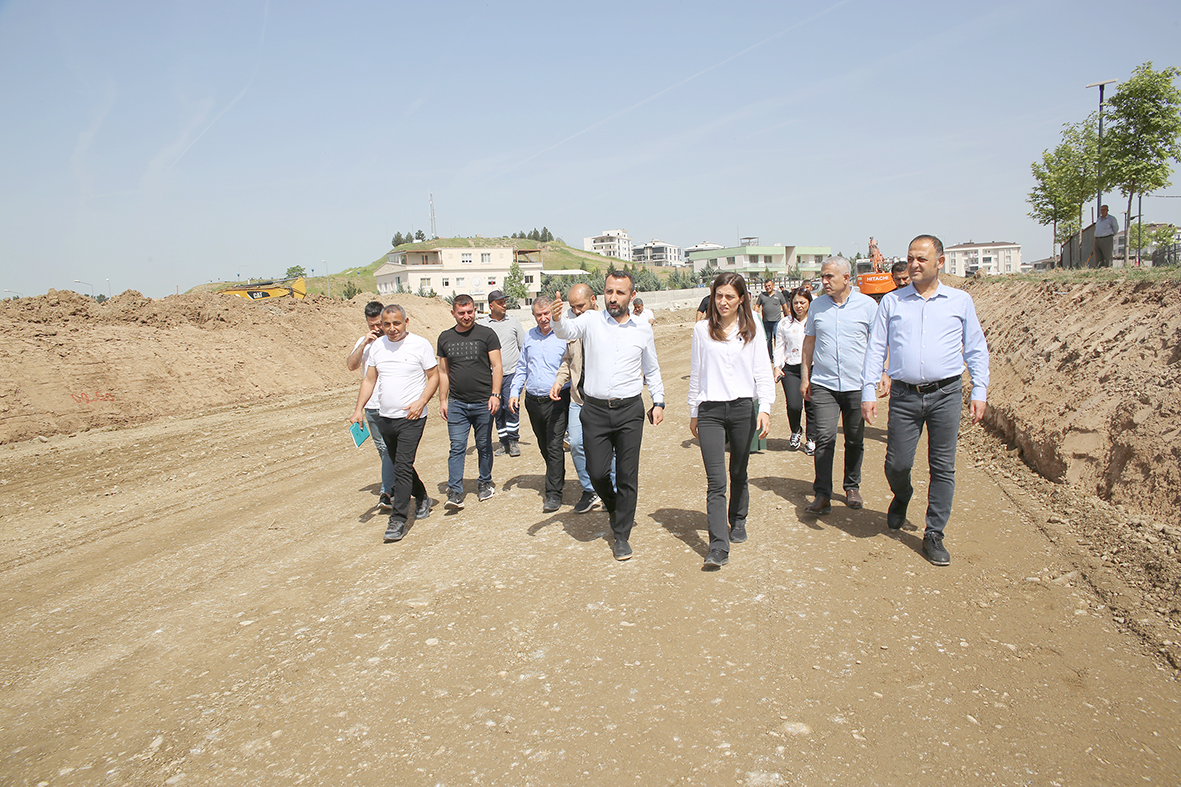 EŞ BAŞKAN SÖNÜK, PROJELERİ YERİNDE İNCELEDİ