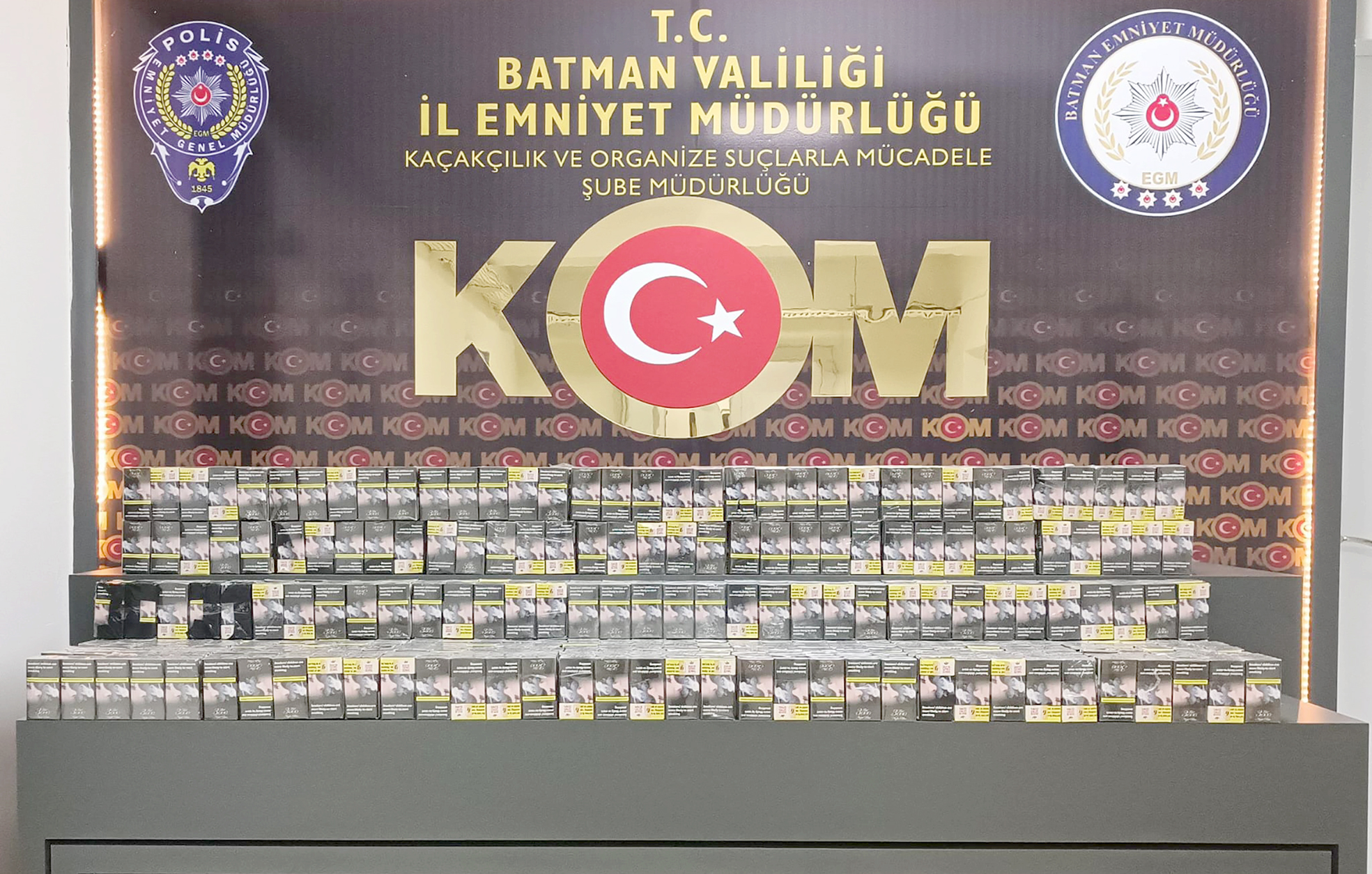 KAÇAKÇILIK EKİBİ, BRİFİNG VERDİ