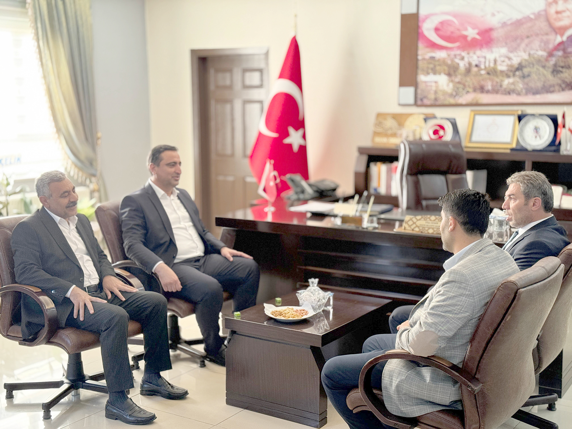 2 BAŞKANA HAYIRLI OLSUN ZİYARETİ