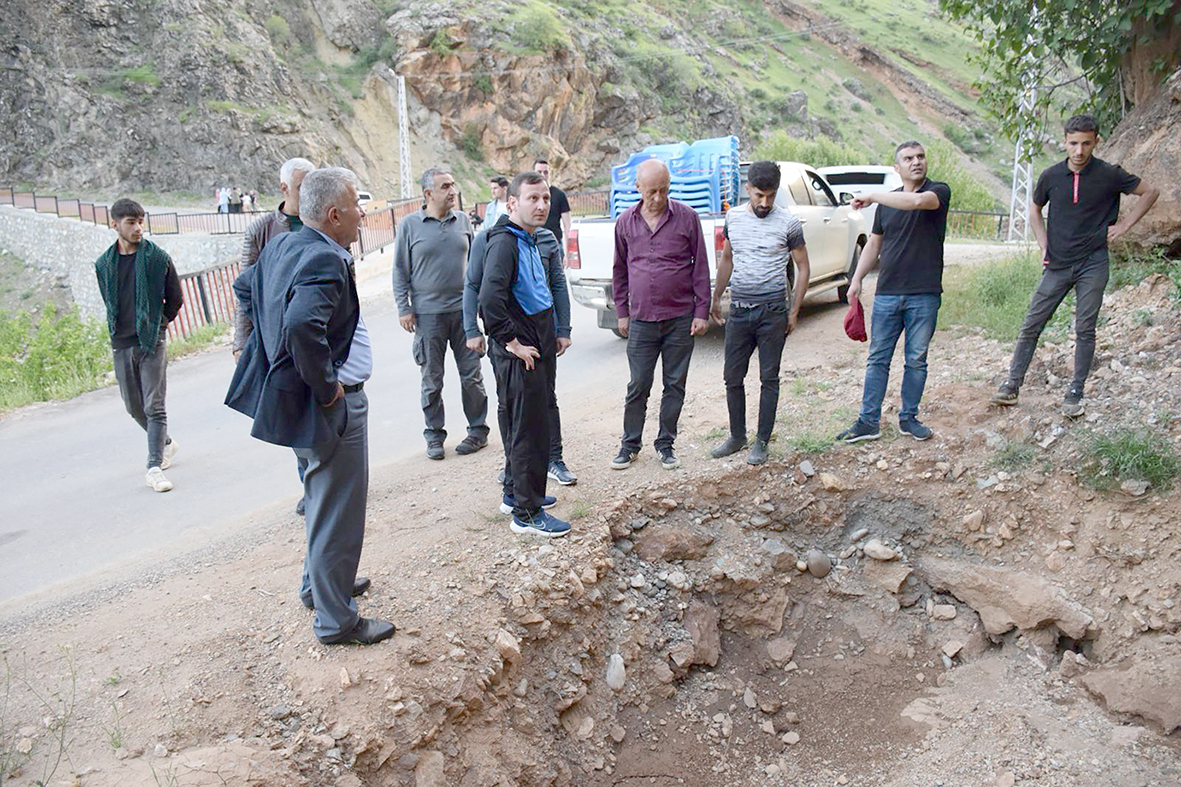 YOL AÇMA ÇALIŞMALARI YERİNDE İNCELENDİ