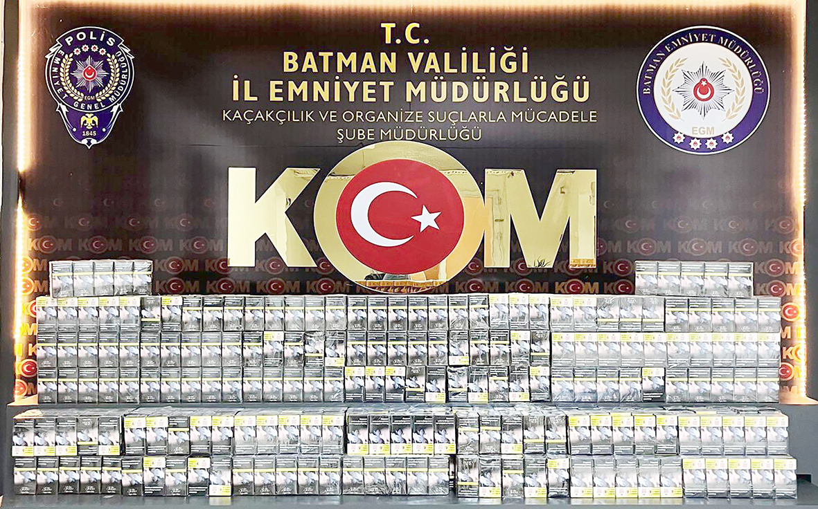 GÜMRÜK KAÇAĞI SİGARA ELE GEÇİRİLDİ