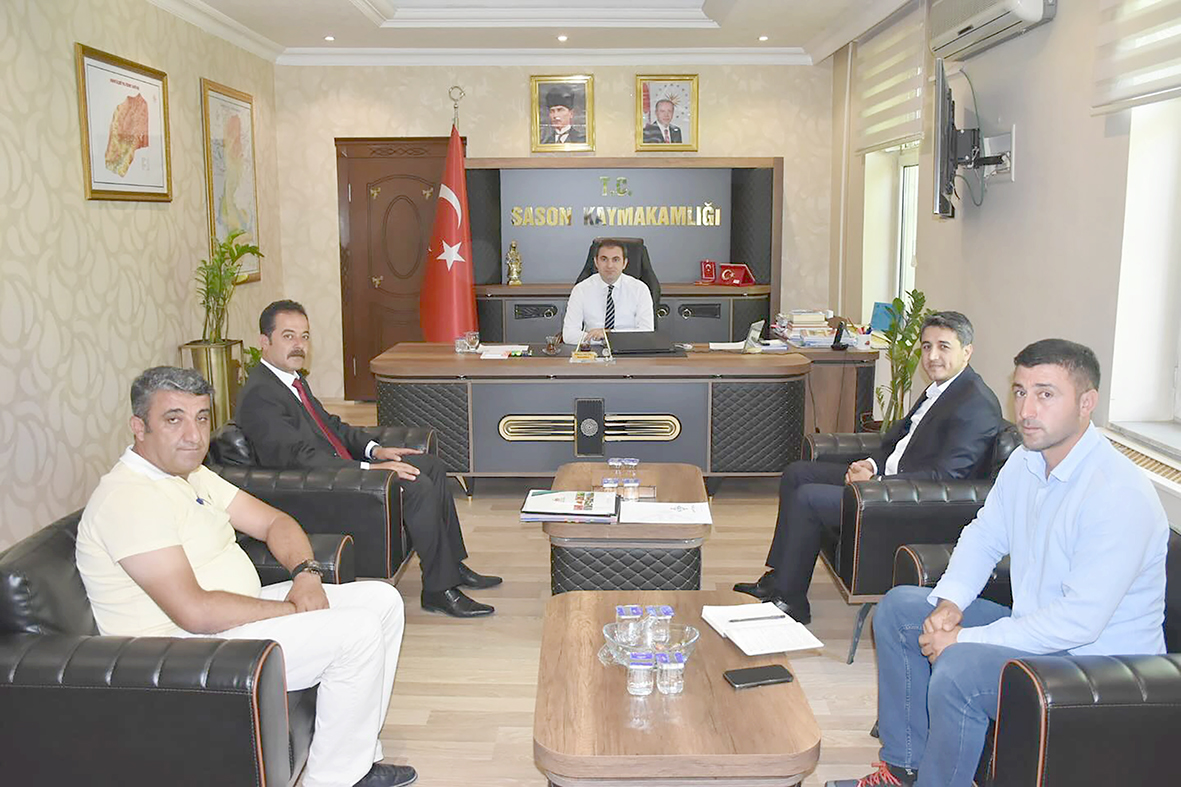 MÜDÜR SAYAR’DAN KAYMAKAM METE’YE ZİYARET