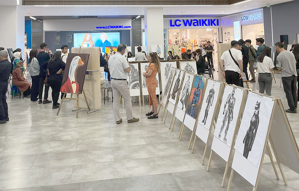 PETROL CİTY AVM’DE SANAT SERGİSİ AÇILDI