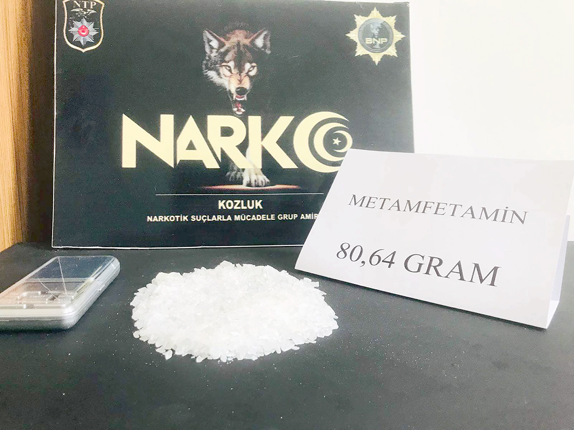 KOZLUK’TA METAMFETAMİN AVI!