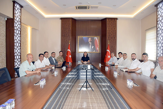 ANIZ YANGINLARI İLE MÜCADELE TOPLANTISI GERÇEKLEŞTİRİLDİ