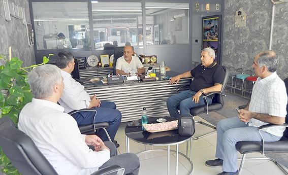 ÇİFTÇİ, ESNAFIN SORUNLARINI DİNLEDİ