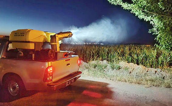 İLAÇLAMA ÇALIŞMALARI ARALIKSIZ DEVAM EDİYOR