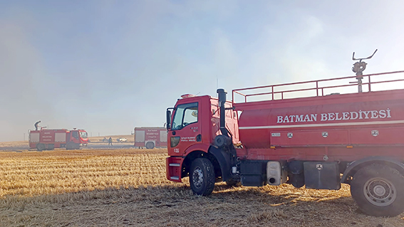 İTFAİYEDEN ANIZ NÖBETİ