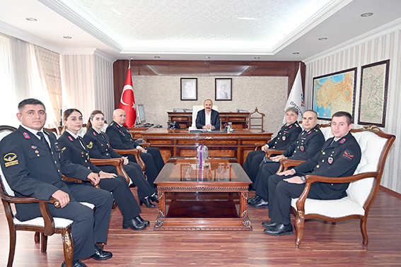 JANDARMA TEŞKİLATI’NDAN VALİ CANALP’A ZİYARET