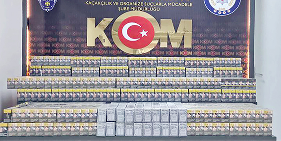 661 KARTON KAÇAK SİGARA ELE GEÇİRİLDİ