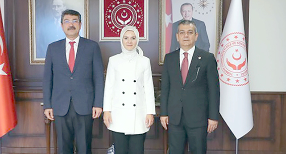 BAKAN GÖKTAŞ’A ZİYARET