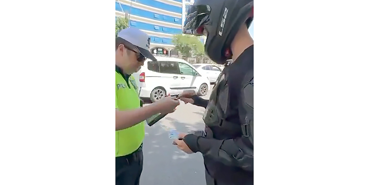 MOTOSİKLET SÜRÜCÜLERİNE DENETİM