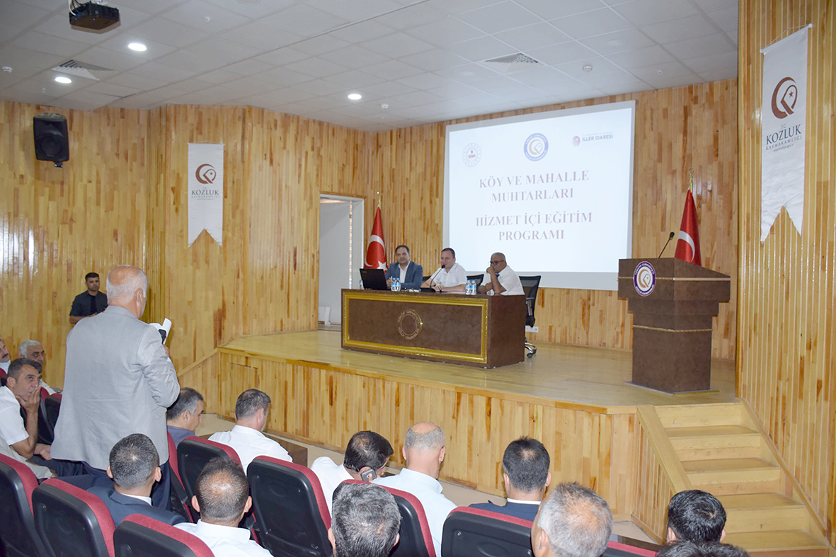 MUHTARLARA HİZMET İÇİ EĞİTİM SEMİNERİ
