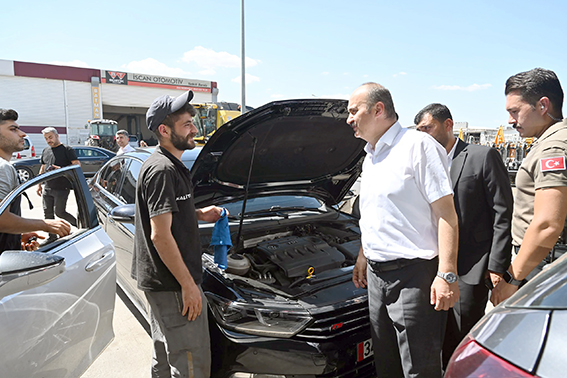 SANAYİ ESNAFINA ZİYARET