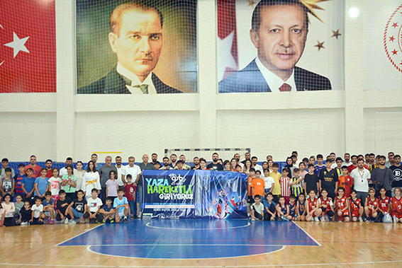 YAZ SPOR OKULLARININ AÇILIŞI YAPILDI