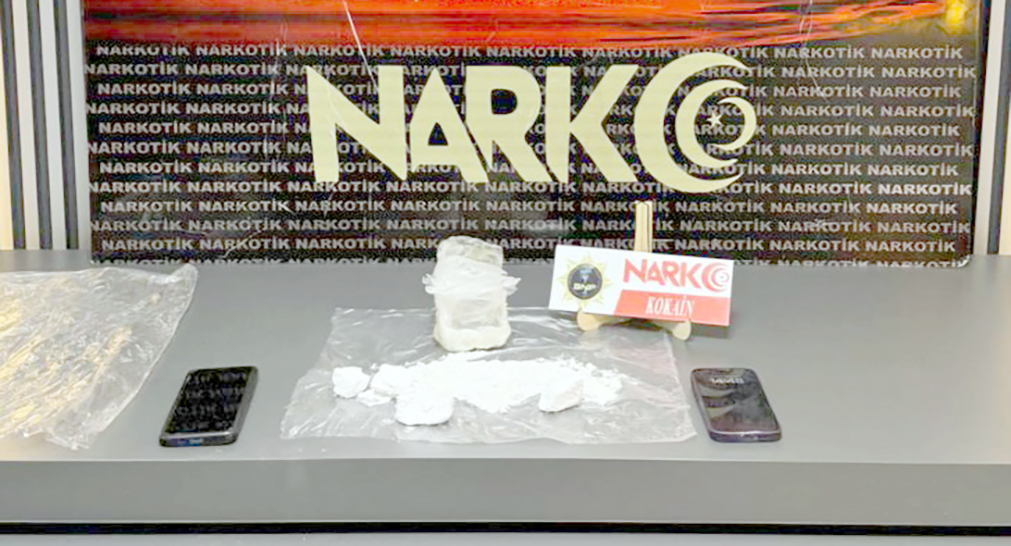 210 GRAM KOKAİN MADDESİ ELE GEÇİRİLDİ