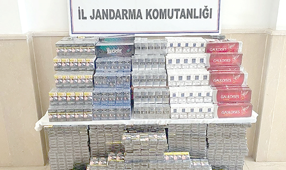 5593 PAKET KAÇAK SİGARA ELE GEÇİRİLDİ