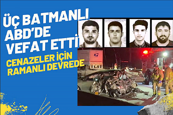 ABD’DE VEFAT EDENLERİN CENAZELERİ İÇİN RAMANLI DEVREYE GİRDİ