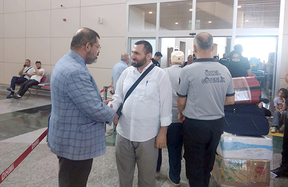 HACI KAFİLELERİ YURDA DÖNDÜ