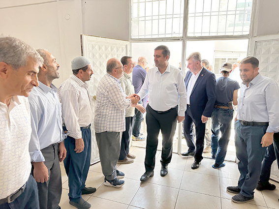 RAMANLI, KAZADA HAYATINI KAYBEDEN AİLENİN TAZİYESİNE KATILDI