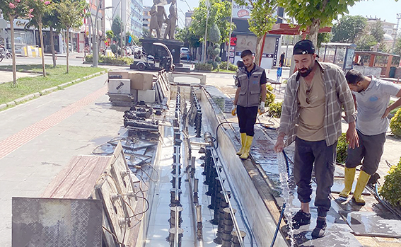 SÜS HAVUZLARI YENİLENİYOR