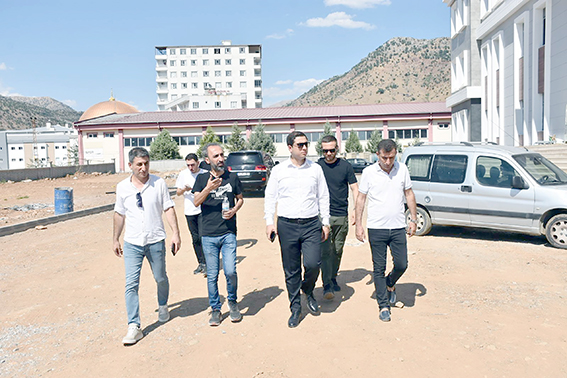 YENİ HÜKÜMET KONAĞI İNŞAATI İNCELENDİ