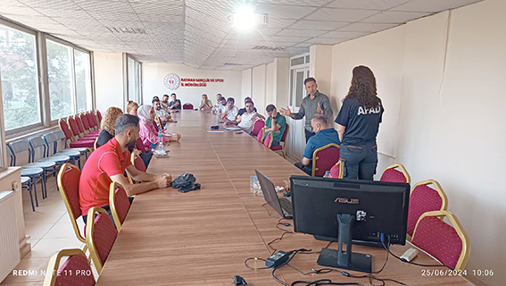 AFAD’TAN GENÇLİK SPOR PERSONELLERİNE EĞİTİM