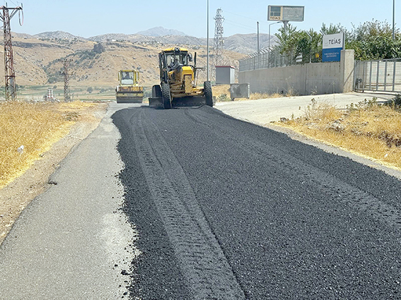 BSK ASFALT YAPIMI TAMAMLANDI