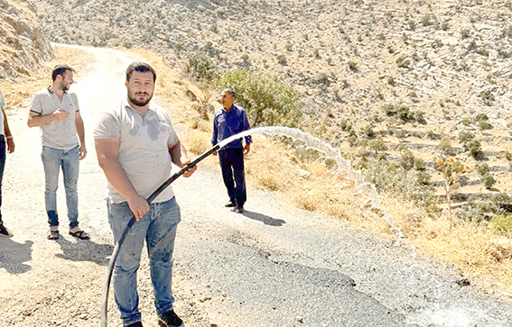 BAYIRLI KÖYÜNDE SU SORUNU ÇÖZÜLDÜ