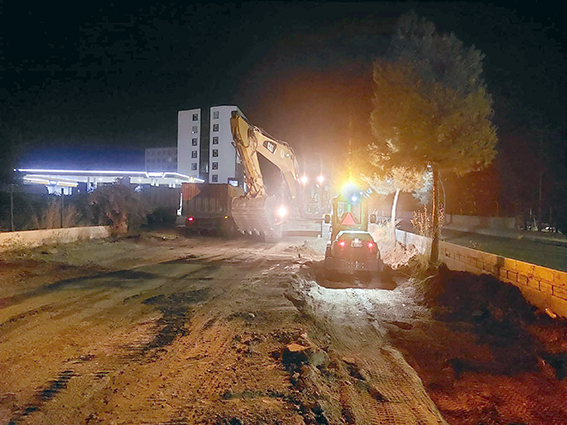 “ÇALIŞMALAR GECE GÜNDÜZ DEVAM EDECEK”