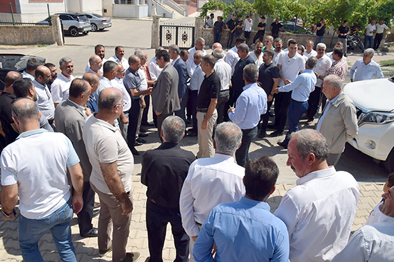 GERCÜŞ’TE VATANDAŞLARLA BULUŞTULAR