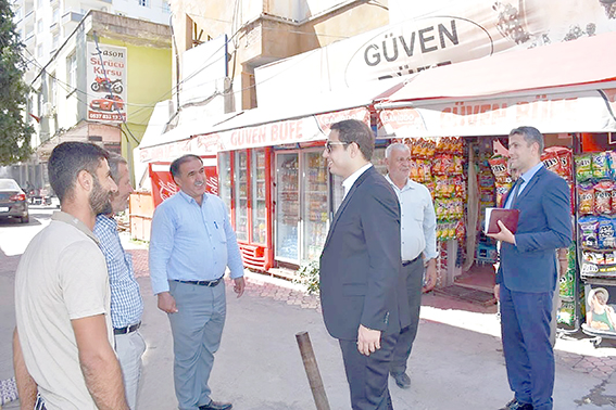 KAYMAKAM BAŞAR, İLÇE ESNAFINI ZİYARET ETTİ